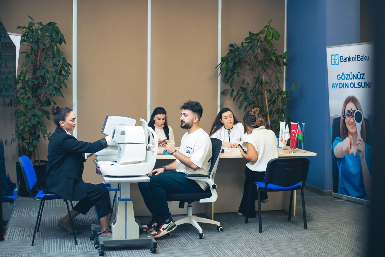 “Bank of Baku”dan “Gözünüz aydın olsun!” şüarı ilə sağlamlıq aksiyası - FOTOLAR